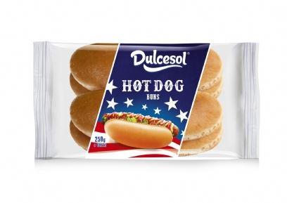 Dulcesol 4 Hot Dog Buns 250g (May - Nov 23) RRP £1.39 CLEARANCE XL 89p or 2 for £1.50